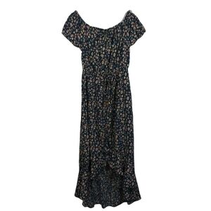 Indulge Flora High/Low On/Off Shoulder Dress - Sz M